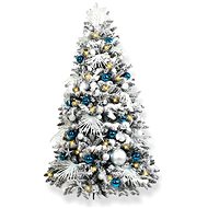 LAALU Christmas tree decorated with LED lights - POLAR BLUE, 215 pcs ornaments, 400 cm - Christmas Tree