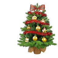 LAALU Christmas tree decorated - SMILE, 16 ornaments, 60 cm - Christmas Tree
