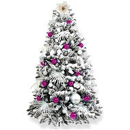 LAALU Christmas tree decorated - POLAR PINK, 133 ornaments, 210 cm - Christmas Tree