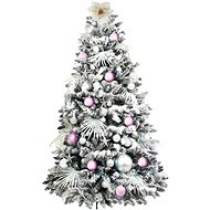 LAALU Christmas tree decorated - POLAR PINK, 222 ornaments, 400 cm - Christmas Tree