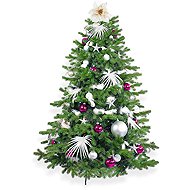 LAALU Christmas tree decorated - POLAR PINK II, 222 ornaments, 300 cm - Christmas Tree