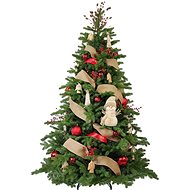 LAALU Christmas tree decorated - THE MYSTERY OF THE FOREST, 64 ornaments, 150 cm - Christmas Tree