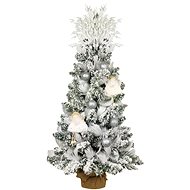 LAALU Christmas tree decorated with LED lights - ANGEL, 18 ornaments, 60 cm - Christmas Tree