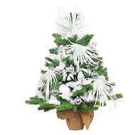 LAALU Christmas tree decorated with LED lights - MOTHER THREE, 25 ornaments, 60 cm - Christmas Tree