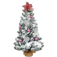 LAALU Christmas tree decorated with pearl heart, 32 ornaments, 75 cm - Christmas Tree