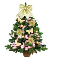 LAALU Christmas tree decorated with LED lights - TOUCH OF LUXURY, 29 ornaments, 60 cm - Christmas Tree