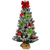 LAALU Ozdobený stromček GRINCH 60 cm  so 43 ks ozdôb a dekorácií s LED OSVETLENÍM - Vianočný stromček