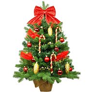 LAALU Christmas tree decorated - SANTA CLAUS, 29 ornaments, 75 cm - Christmas Tree