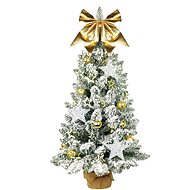 LAALU Christmas tree decorated with LED lights - ANNIE THE STAR, 32 ornaments, 60 cm - Christmas Tree