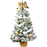 LAALU Christmas tree decorated with LED lights - LATE CHRISTMAS, 22 ornaments, 60 cm - Christmas Tree