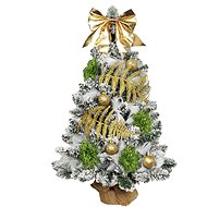 LAALU Christmas tree decorated with LED lights - HARMONIC CHAMPAGNE, 27 ornaments, 60 cm - Christmas Tree