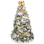 LAALU Christmas tree decorated - SHINY ELEGANCE, 100 ornaments, 210 cm - Christmas Tree