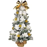 LAALU Christmas tree decorated with LED lights - SNOW CROSS, 25 ornaments, 60 cm - Christmas Tree