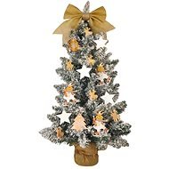 Ozdobený stromeček SOBÍK 75 cm s 29 ks ozdob a dekorací - Vánoční stromek