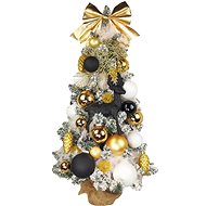 LAALU Christmas tree decorated - PREMIUM BLACK, 68 pcs ornaments, 75 cm - Christmas Tree