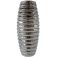 LAALU Váza keramická stříbrná 33 cm - Vase