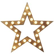 LAALU Christmas decoration LED star with bulbs, 37 cm - Christmas Decoration
