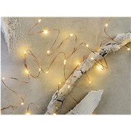 LAALU LED Christmas lights - copper wire, warm white, 90 cm - Light Chain