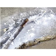 LAALU LED Christmas lights - silver wire, cold white, 90 cm - Light Chain