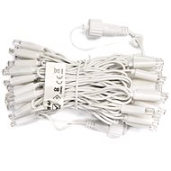 LAALU Christmas light chain WARM WHITE 5 m - PROFI - connecting - white cable - Light Chain