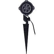 LAALU LED Christmas lights - projector, snowflakes with star, indoor and outdoor - Light Projector