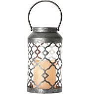 LAALU LED lucerna ŠEDÁ 11,5 × 20,5 cm - Lantern