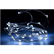 LAALU LED Christmas lights - silver wire, cold white, 190 cm - Light Chain