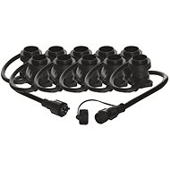 LAALU LED light chain for 10 bulbs 7,35 m without cable - connecting - Light Chain