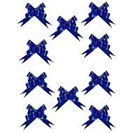 LAALU Súprava 10 ks stúh: Stuhy sťahovacie tmavo modré 47 cm - Vianočná dekorácia