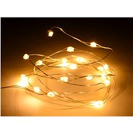 LAALU LED wire silver WARM WHITE 4 m - battery operated - Light Chain