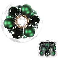 LAALU Christmas decorations - balls, green, diameter 4 cm, 18 pcs - Christmas Ornaments