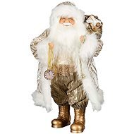 Santa Claus zlatý 47 cm - Vianočné ozdoby