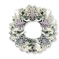 LAALU Christmas wreath - silver star, 30 cm - Wreath