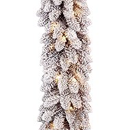 LAALU Garland DELUXE - Viola with LED lighting, 270 cm - Garland