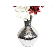 LAALU Váza keramická stříbrná 30 cm - Vase