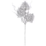 LAALU Christmas decoration - silver leaf with glitters, 70 cm - Christmas Decoration