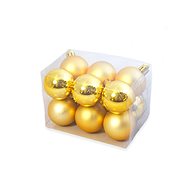 LAALU Christmas ornaments - balls, gold, diameter 4 cm, 12 pcs - Christmas Ornaments