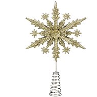 LAALU Christmas tree ornaments, snowflake gold, plastic, 23 cm - Christmas Ornaments