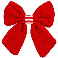 LAALU Red gift bag with red and white centre, 20 cm - Christmas Ornaments