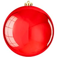 LAALU Christmas decorations - ball, red glossy, diameter 15 cm - Christmas Ornaments