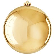 LAALU Christmas ornaments - ball, gold glossy, diameter 15 cm - Christmas Ornaments