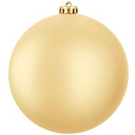 LAALU Christmas ornaments - ball, matt gold, diameter 15 cm - Christmas Ornaments