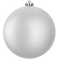 LAALU Christmas ornaments - ball, silver matt, diameter 15 cm - Christmas Ornaments