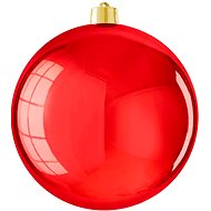 LAALU Christmas decorations - ball, red glossy, diameter 20 cm - Christmas Ornaments