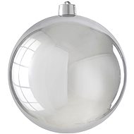 LAALU Christmas ornaments - ball, silver glossy, diameter 20 cm - Christmas Ornaments