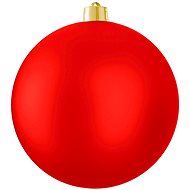 LAALU Christmas decorations - ball, red matt, diameter 20 cm - Christmas Ornaments