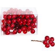 LAALU Christmas decorations - round, red, 4 cm, 120 pcs - Christmas Decoration