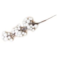 LAALU Christmas decoration - twig with white berries, 49 cm - Christmas Decoration