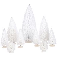 LAALU Christmas decorations - white trees, 22 cm, 9 pcs - Christmas Decoration