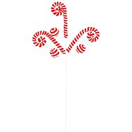 LAALU Christmas decoration - candy cane branch, red/white, 66 cm - Christmas Decoration